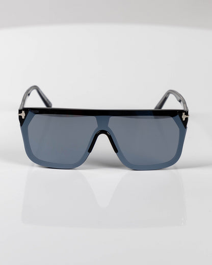 Vega Sunglasses - Black & Chrome