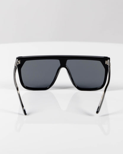 Vega Sunglasses - Black & Chrome