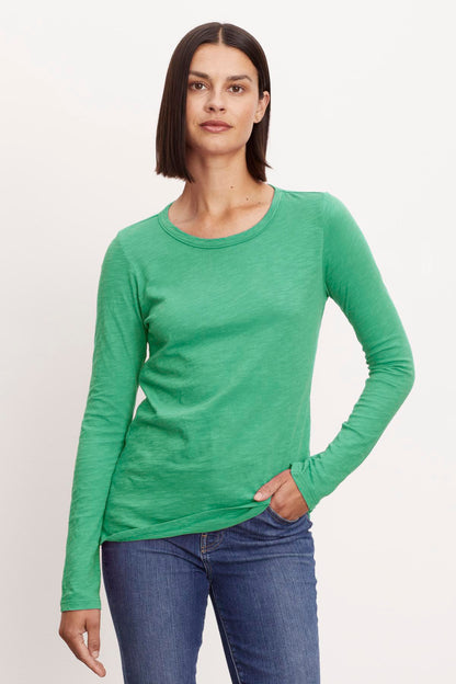 LIZZIE ORIGINAL SLUB LONG SLEEVE TEE