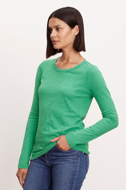 LIZZIE ORIGINAL SLUB LONG SLEEVE TEE
