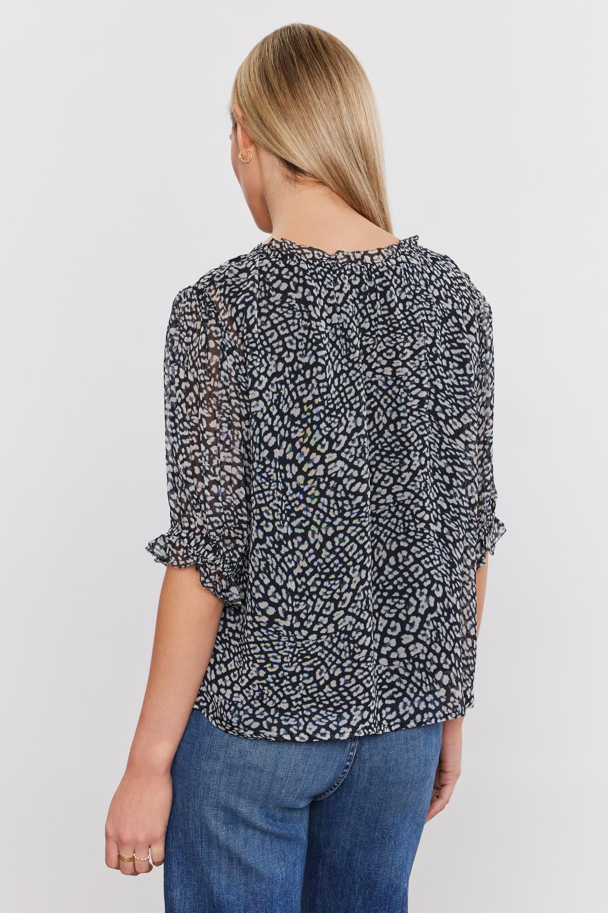 MISSY PRINTED BOHO BLOUSE