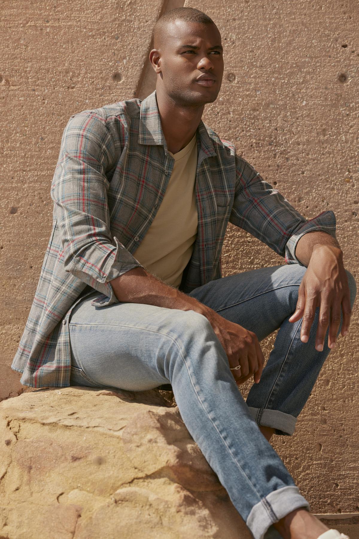 WILDER PLAID BUTTON-UP SHIRT