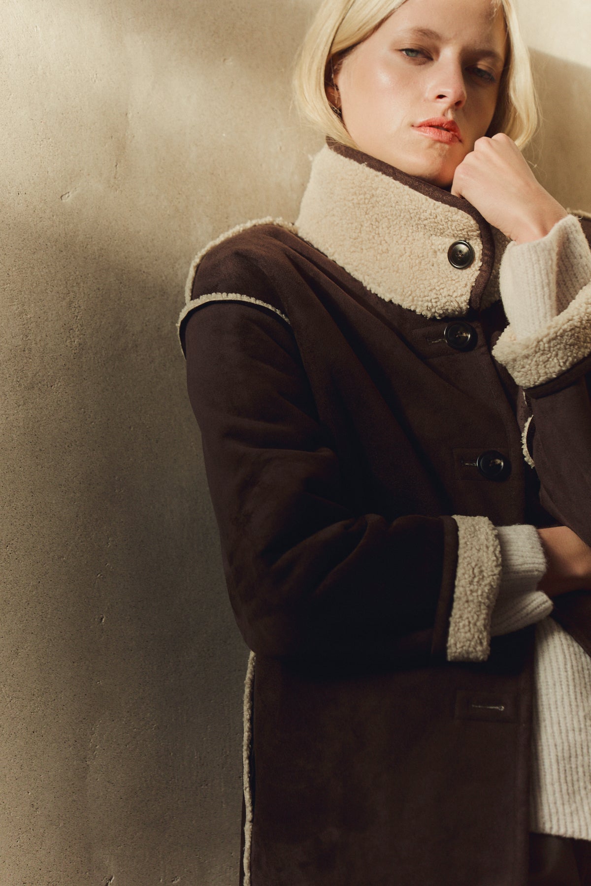 SHONA SHERPA REVERSIBLE JACKET