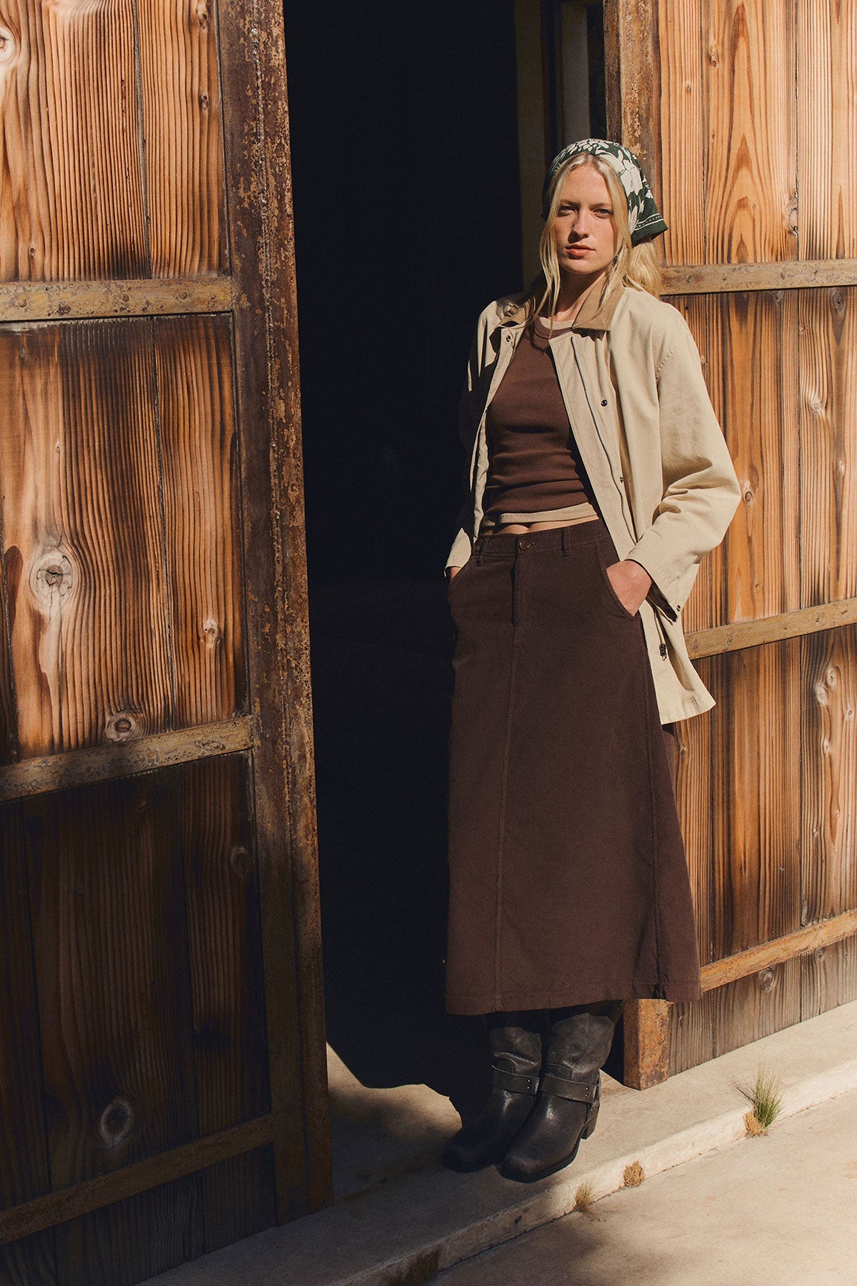 FIA CORDUROY SKIRT