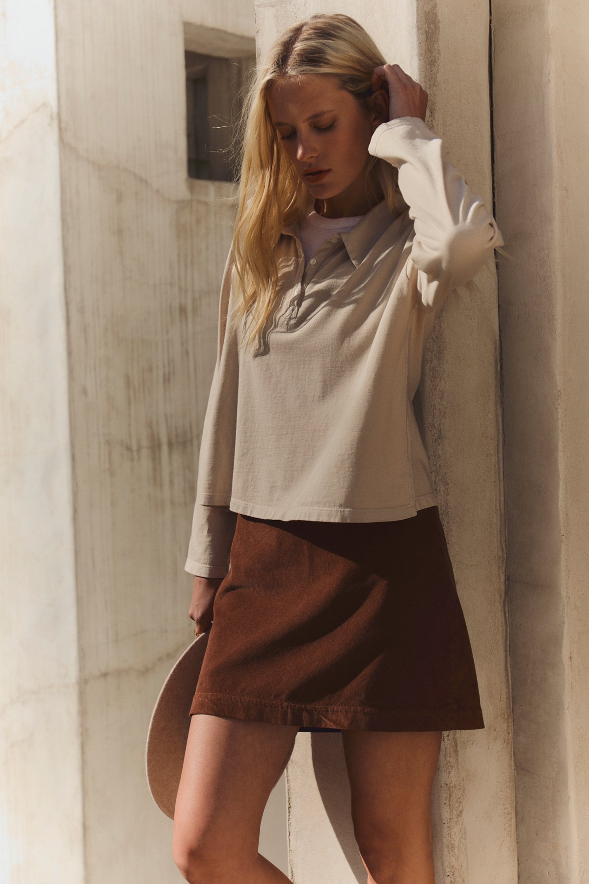 LIZA CORDUROY SKIRT