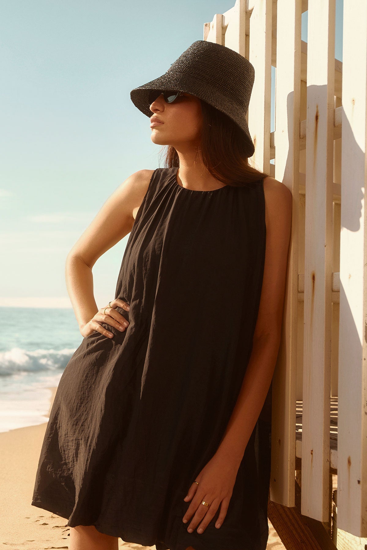 MARGOT SILK COTTON VOILE DRESS