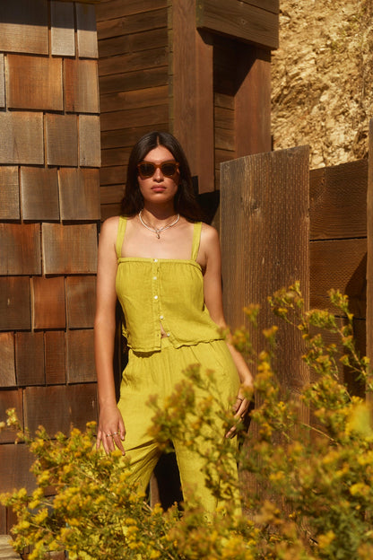 QUIN LINEN TANK TOP