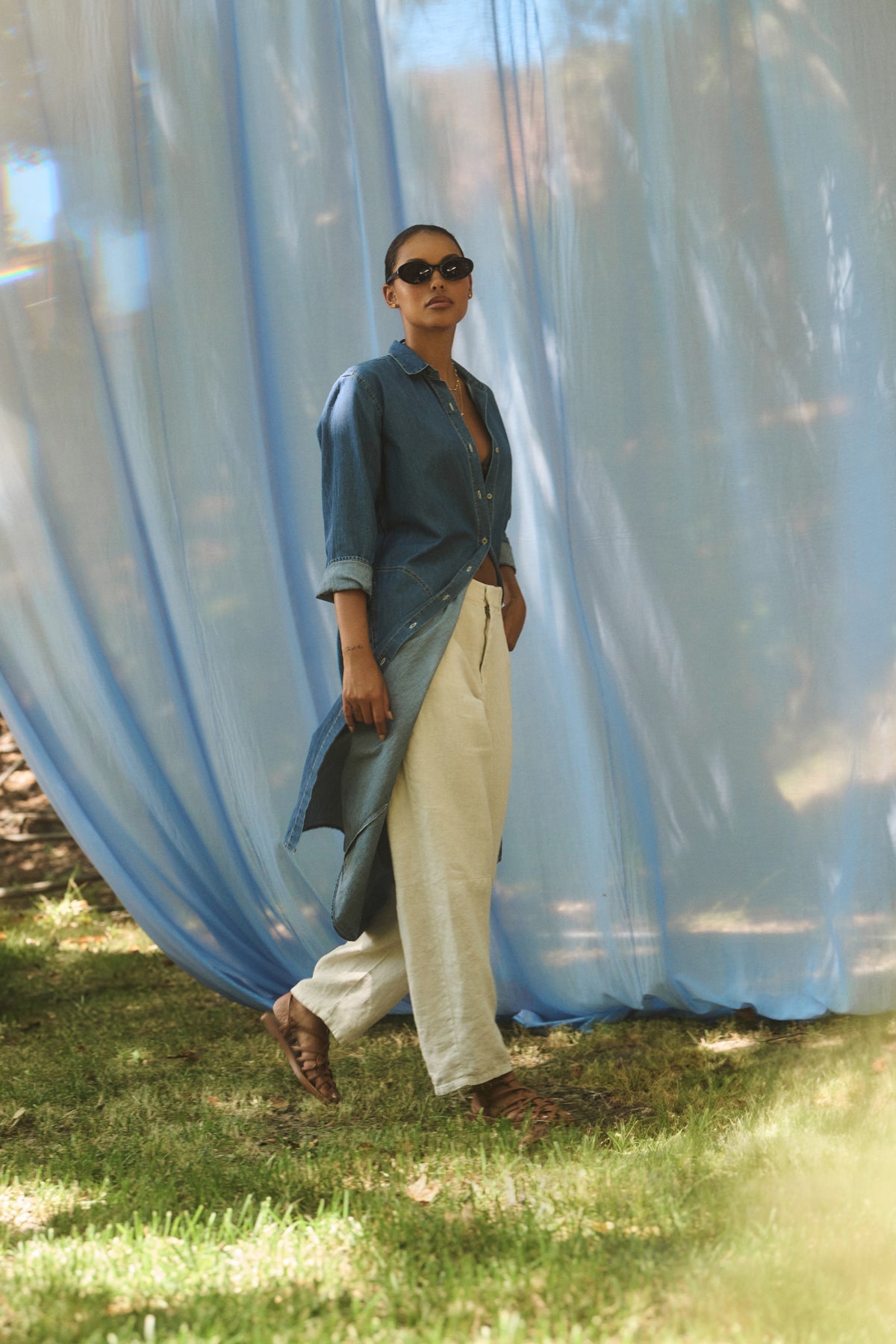 IZMIR CHAMBRAY DRESS