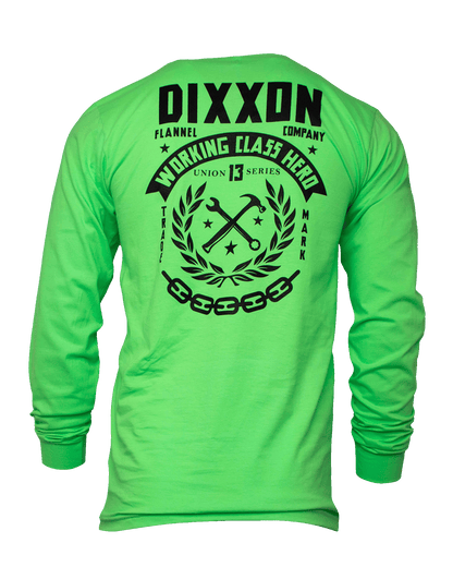 Weld Hi Vis Long Sleeve T-Shirt - Safety Green