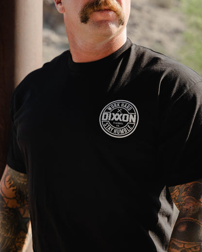 White Corpo T-Shirt - Black