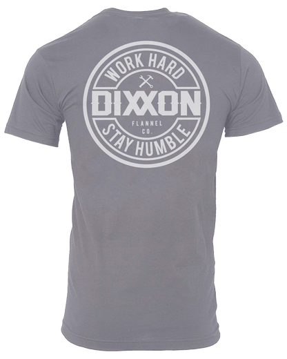 White Corpo T-Shirt - Charcoal