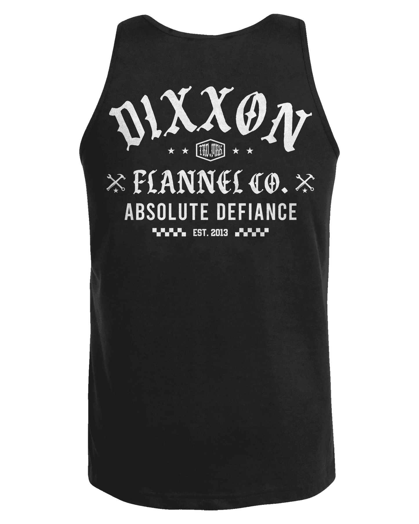 White Cruz Tank - Black