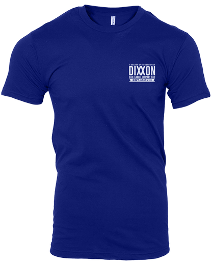 White Decade of Disobedience T-Shirt - Blue