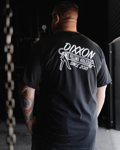 White Filler T-Shirt - Black