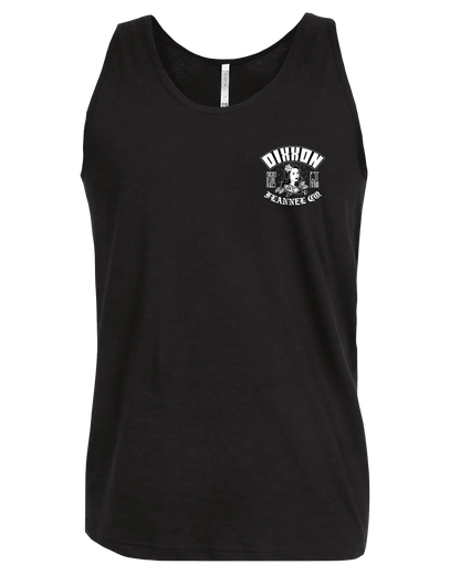 White Maria Tank - Black