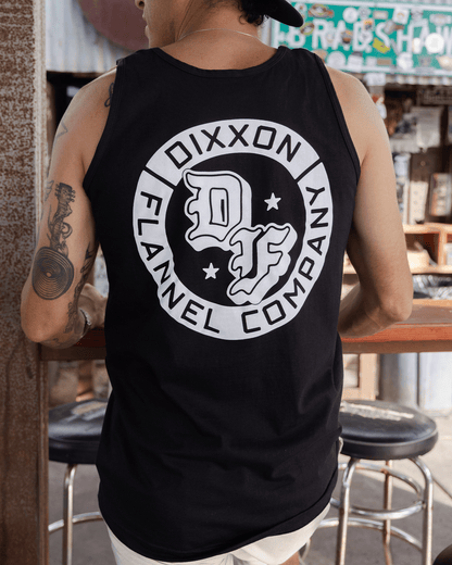 White Stars Tank - Black