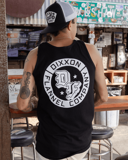 White Stars Tank - Black