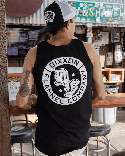 White Stars Tank - Black