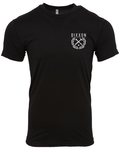 White Tradition Badge T-Shirt - Black