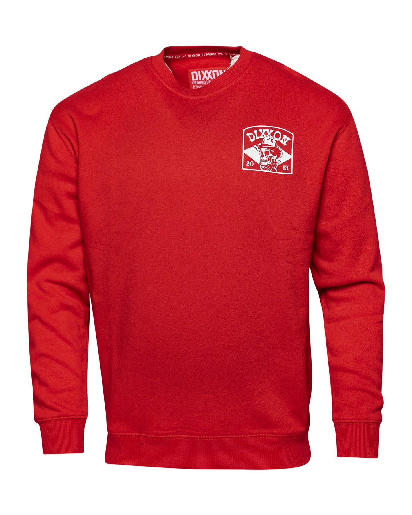 White Vaquero Crewneck Sweatshirt - Red