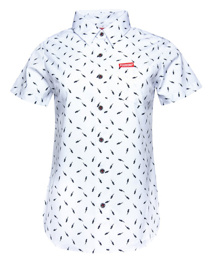 Women's Bolt Party Shirt - White