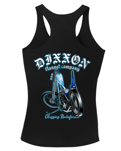 Women's Classic Chopper Fitted Tank - Black