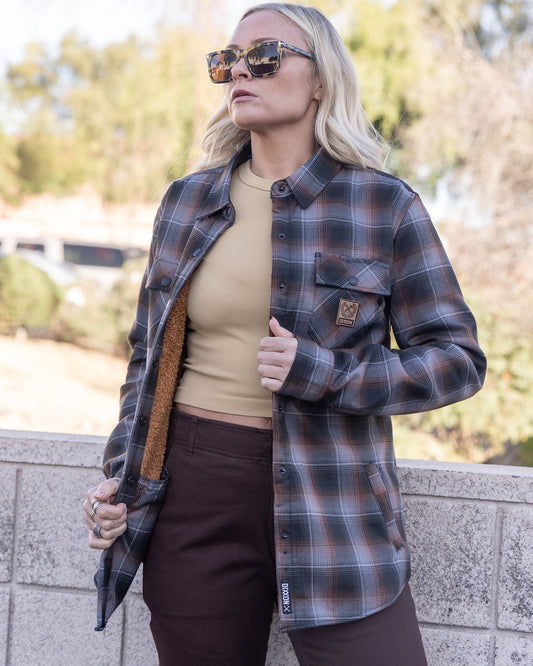 Women's Copperline Sherpa Lined Flannel Jacket