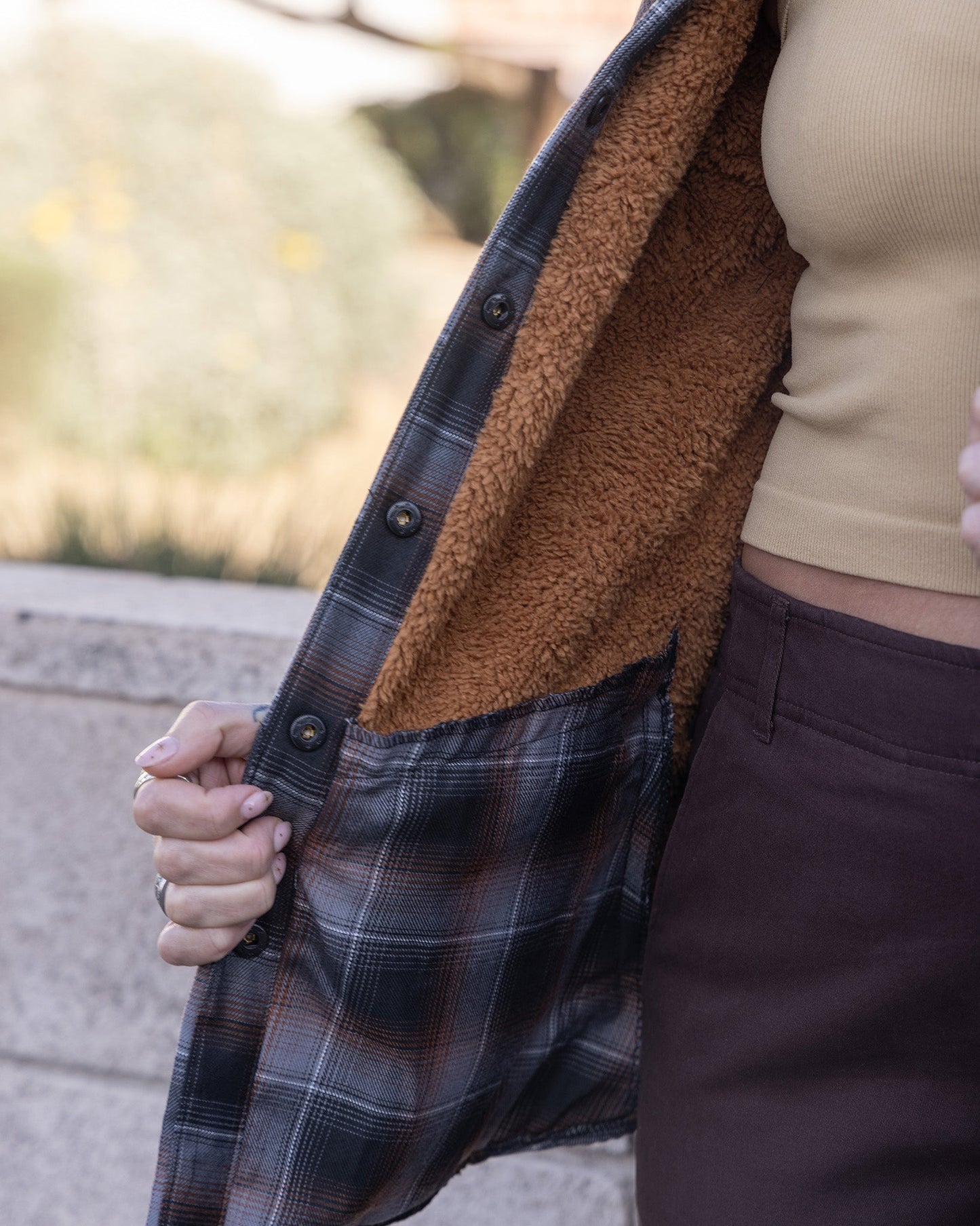 Women's Copperline Sherpa Lined Flannel Jacket