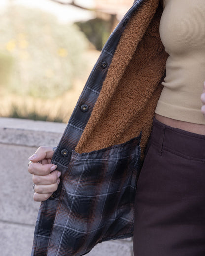 Women's Copperline Sherpa Lined Flannel Jacket