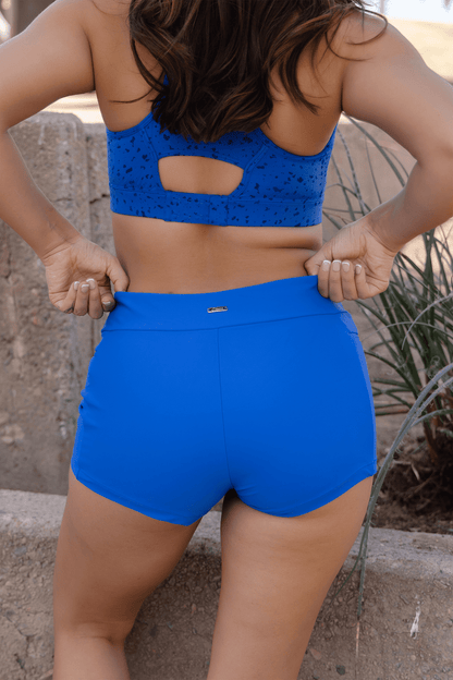 Women's Crossover Swim Shorts - Cobalt