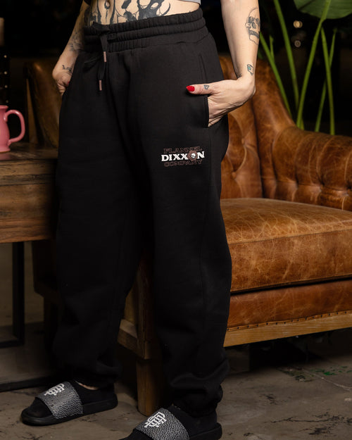 Women's Deadly Bloom Sweatpants - Black