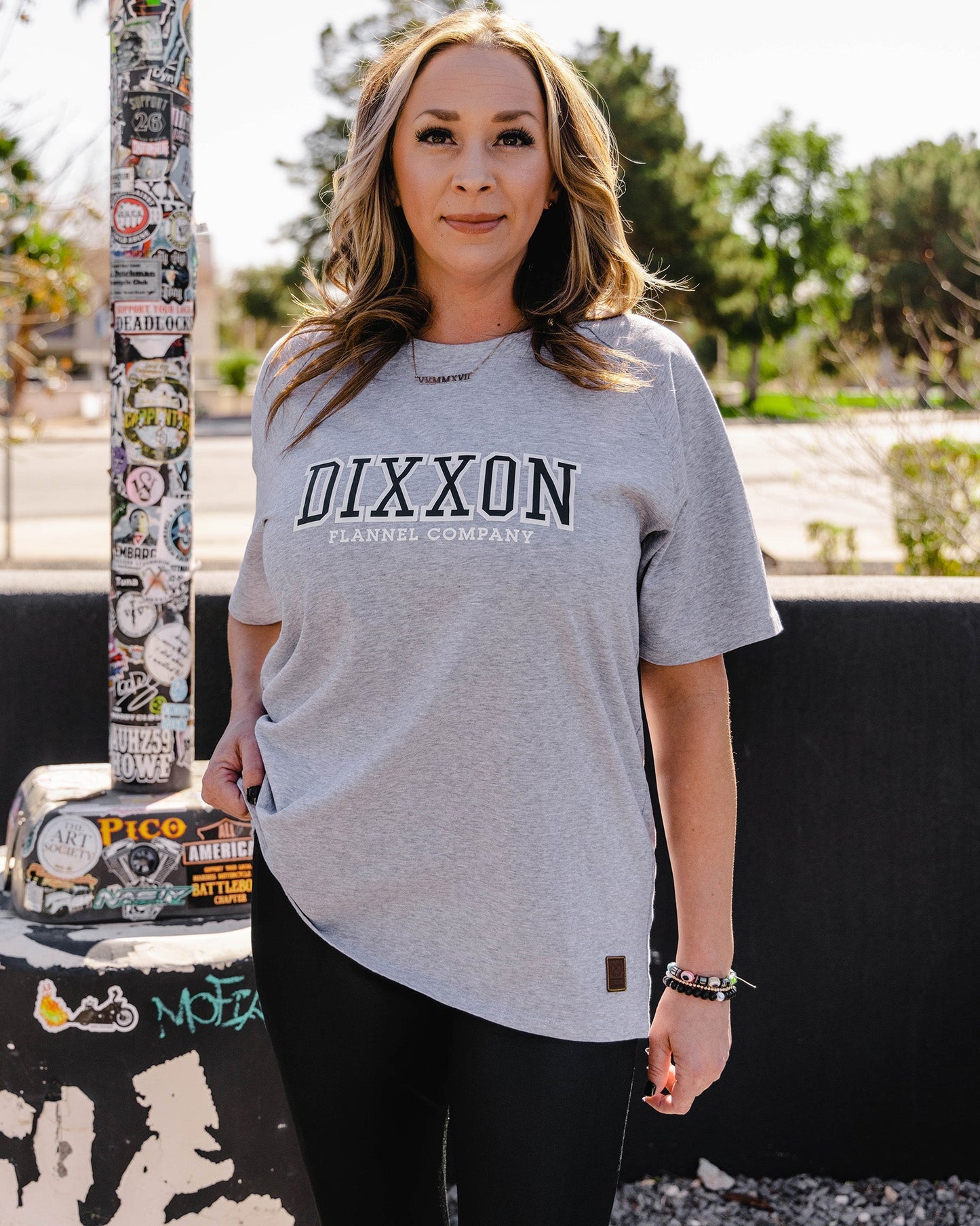 Women's DFCO Acid Wash T-Shirt - Gray