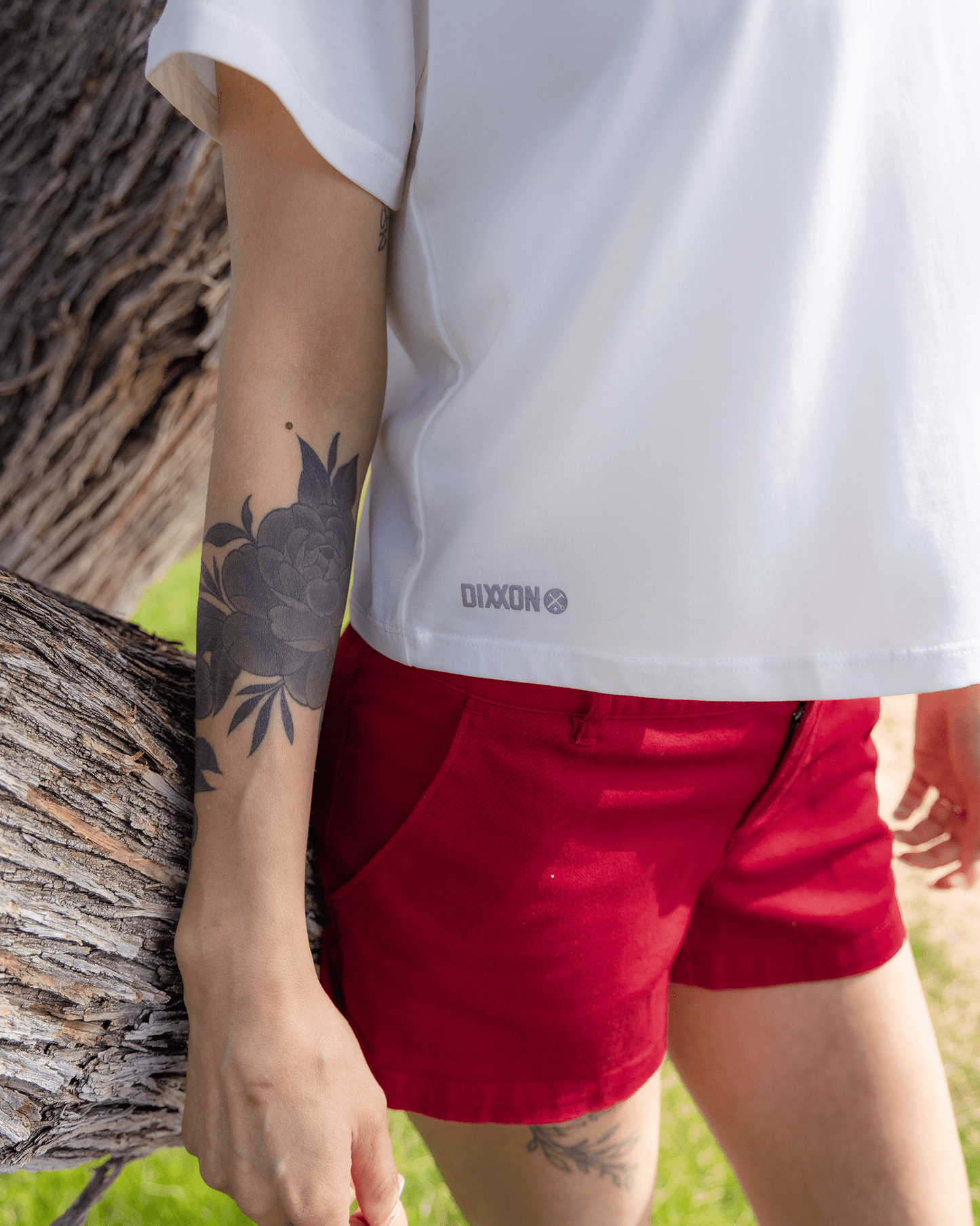 Women's Essential Cropped Tee - White