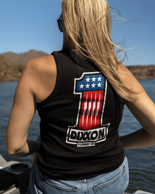 Women's First Place Fitted Tank - Black