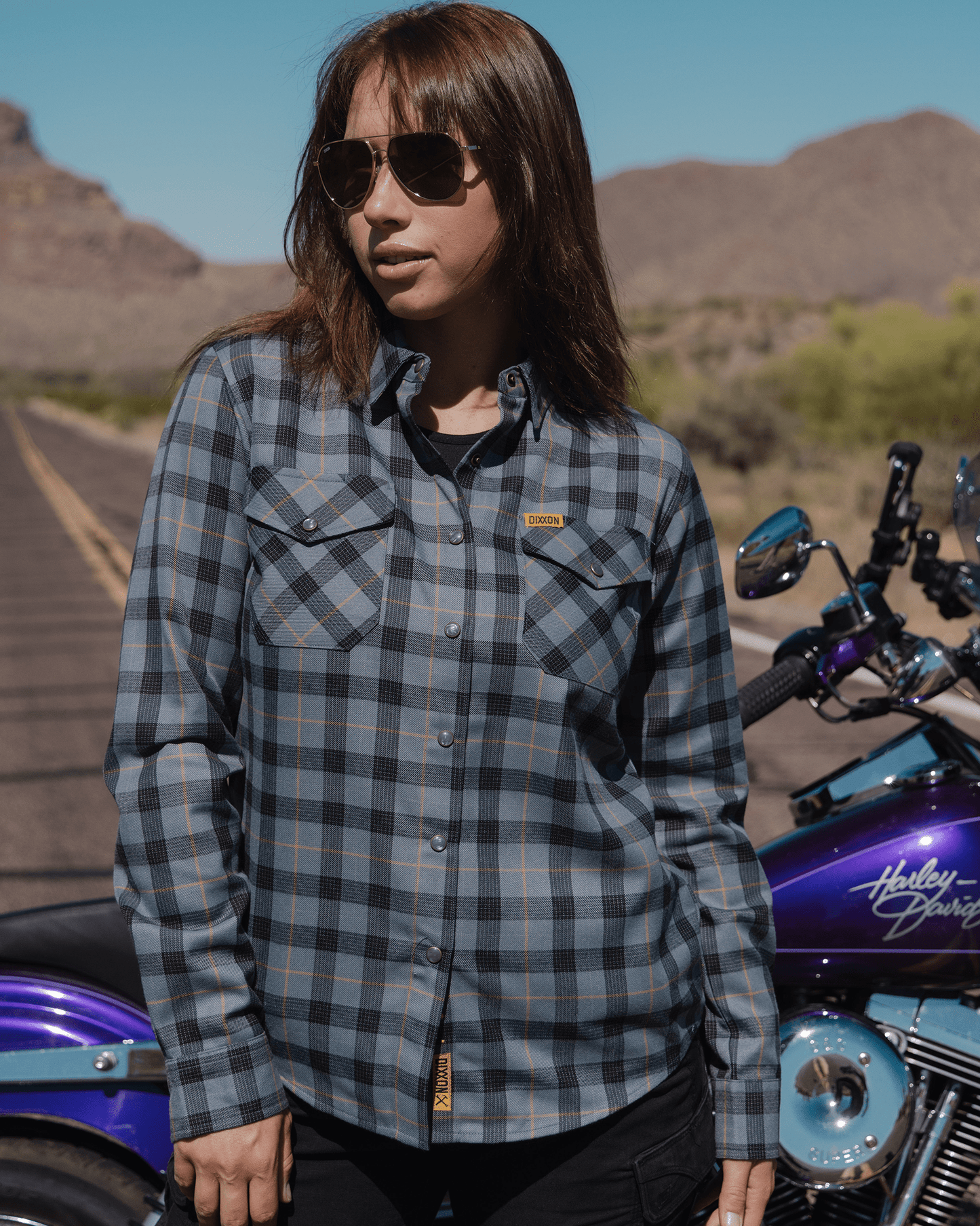 Women's Highway Ribbons Flannel