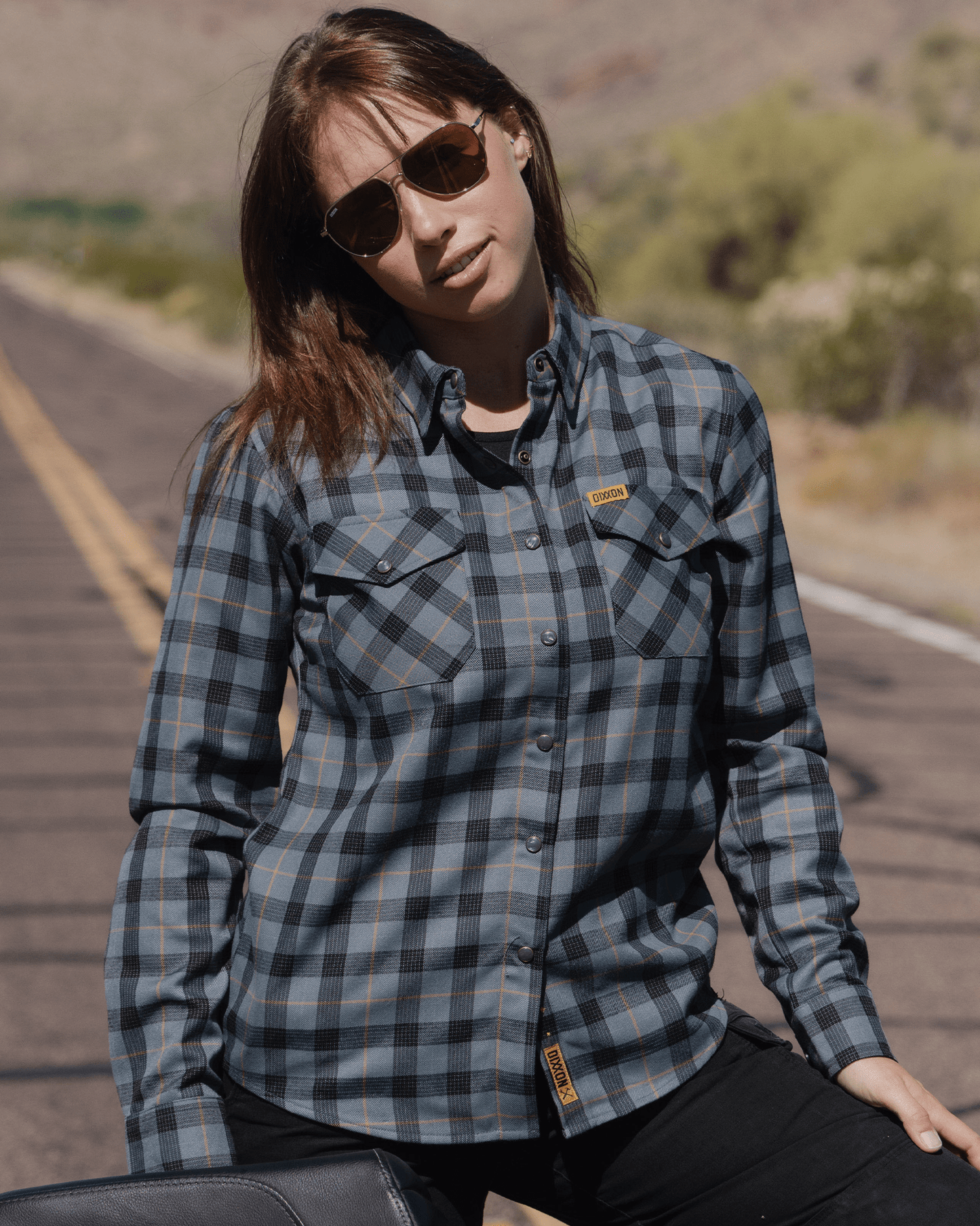 Women's Highway Ribbons Flannel