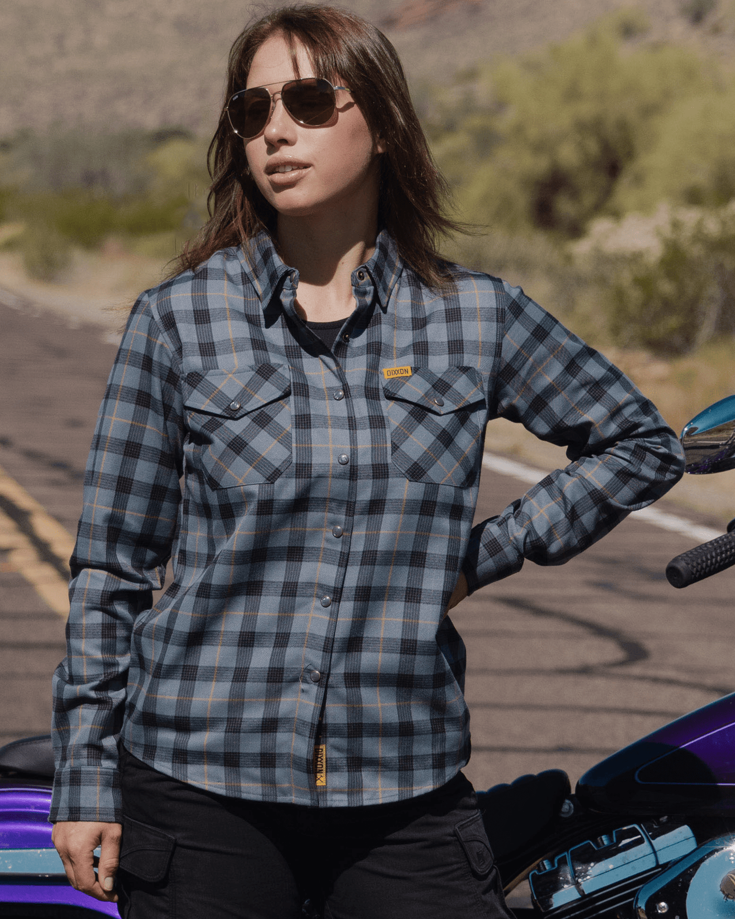 Women's Highway Ribbons Flannel