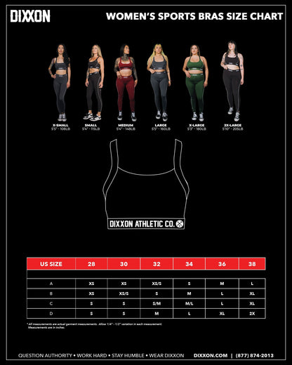 Women's Jane Sports Bra - Black