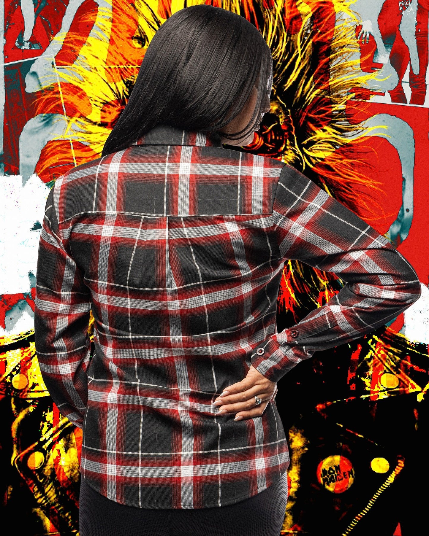 Women's Iron Maiden 50th Anniversary Flannel