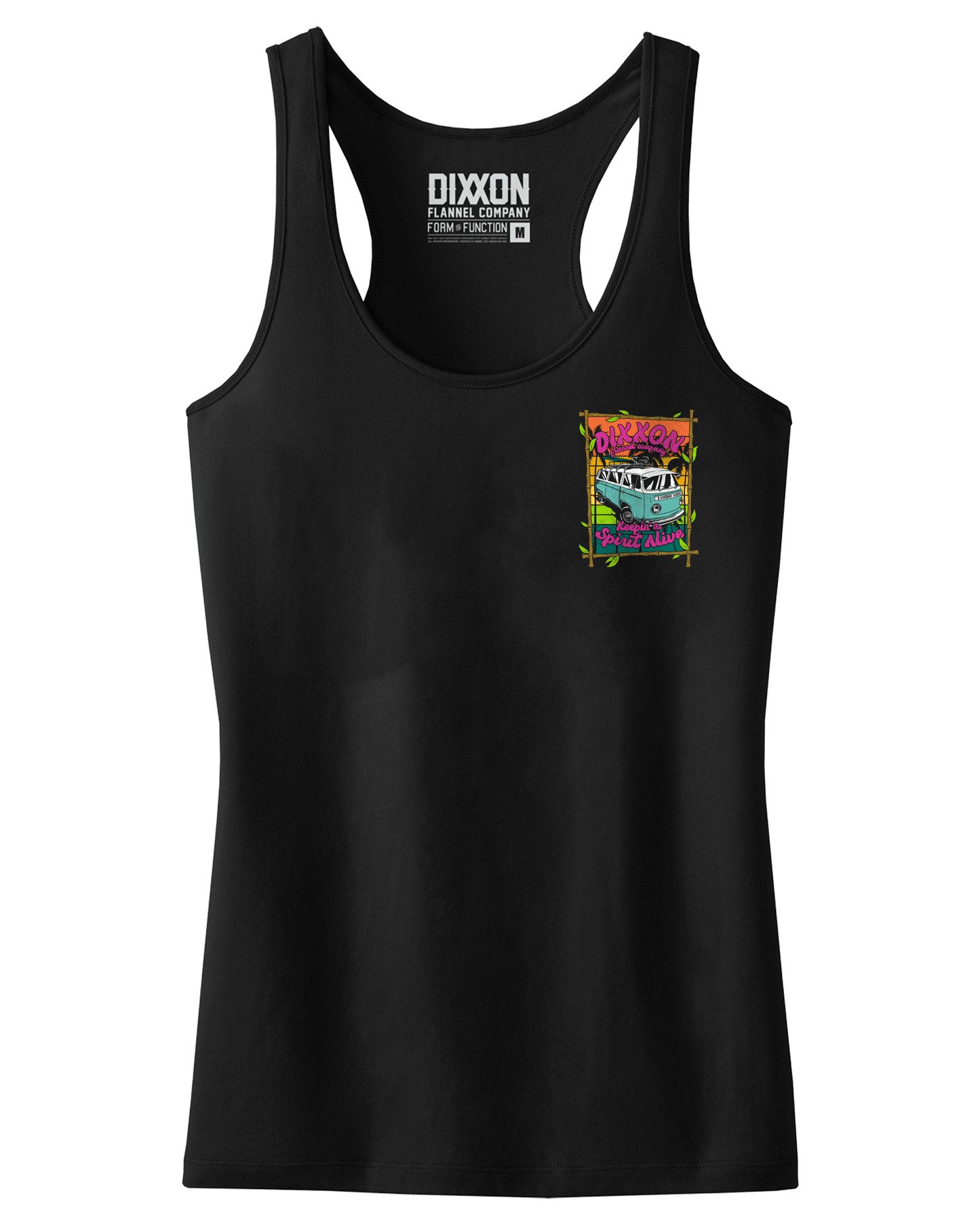 Women's Keepin' the Van Spirit Alive Fitted Tank - Black