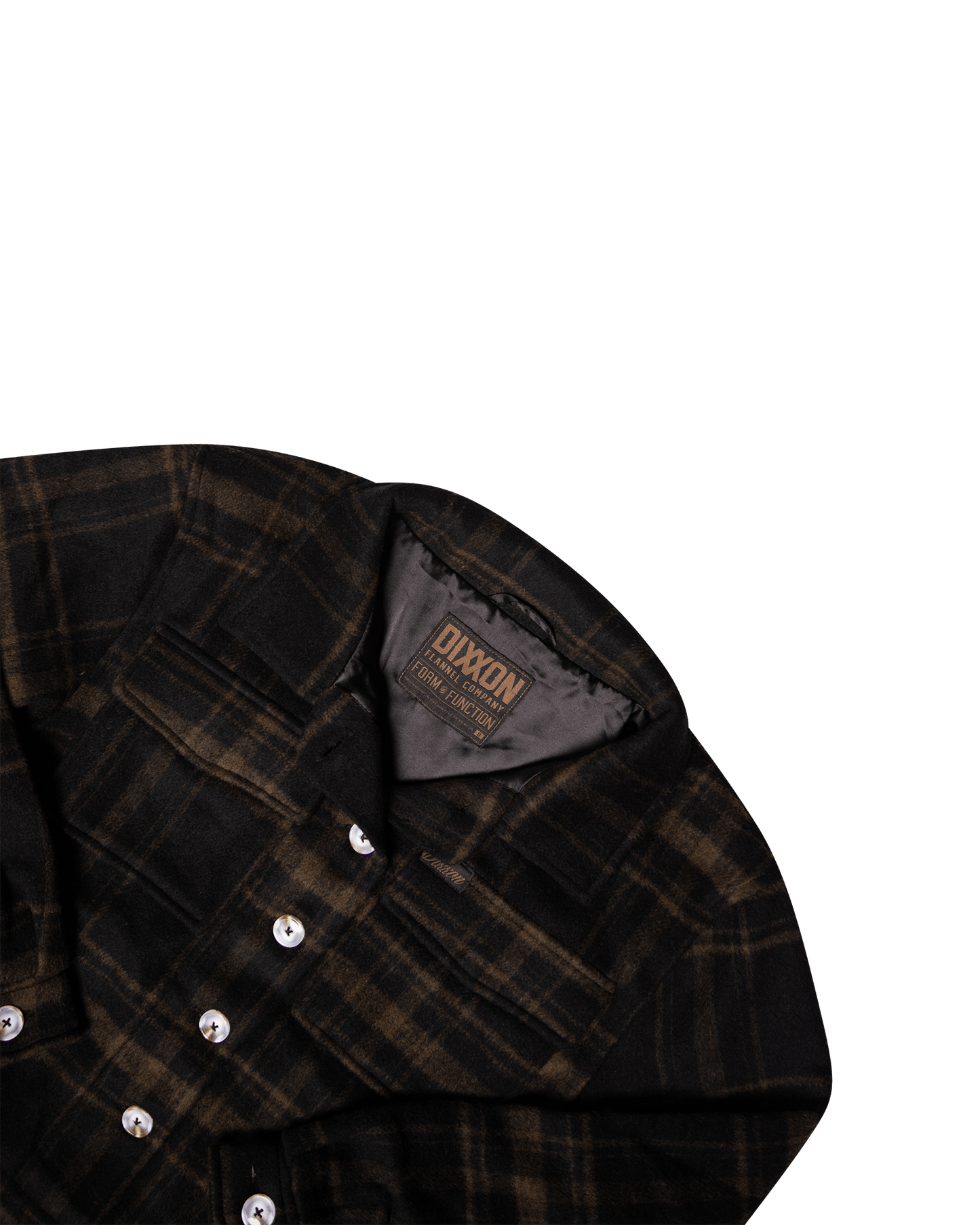Women's Long Shacket - Brown & Black