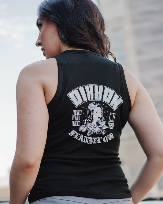 Women's Maria Fitted Tank - Black