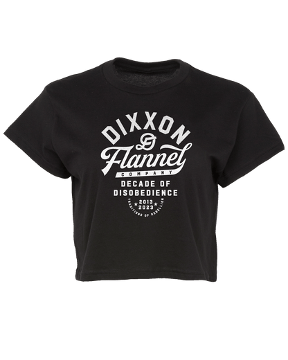Women's Pastime Crop Top - Black