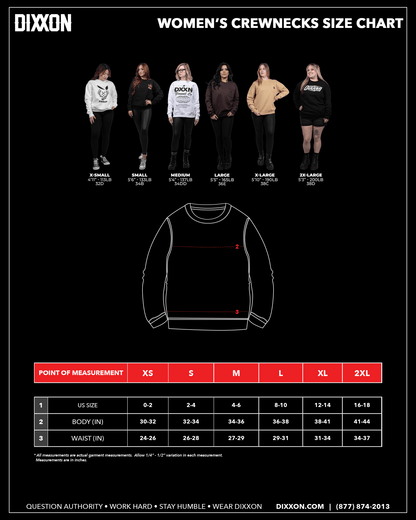 Women's DFCO Cropped Crewneck Sweatshirt - Brown