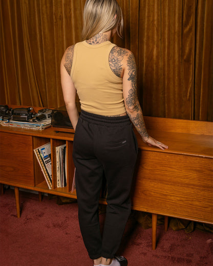 Women's Pocket Sweatpants - Black