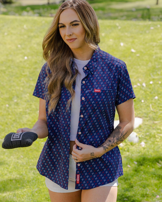 Women's RWB Party Hammers Party Shirt - Blue