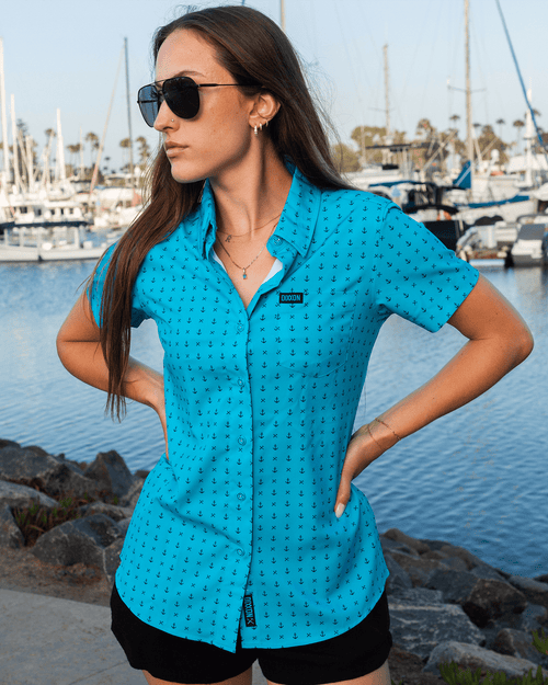 Women's Salty Dog Party Shirt - Tiffany