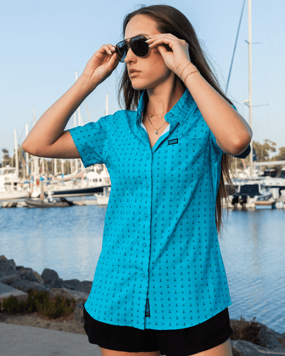 Women's Salty Dog Party Shirt - Tiffany