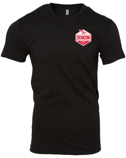 Red & White Working Class T-Shirt - Black