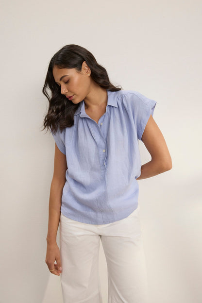 ELOWEN LINEN TOP